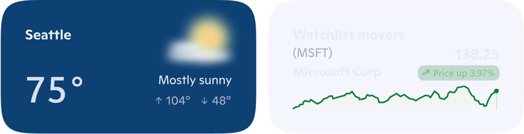 Widgets